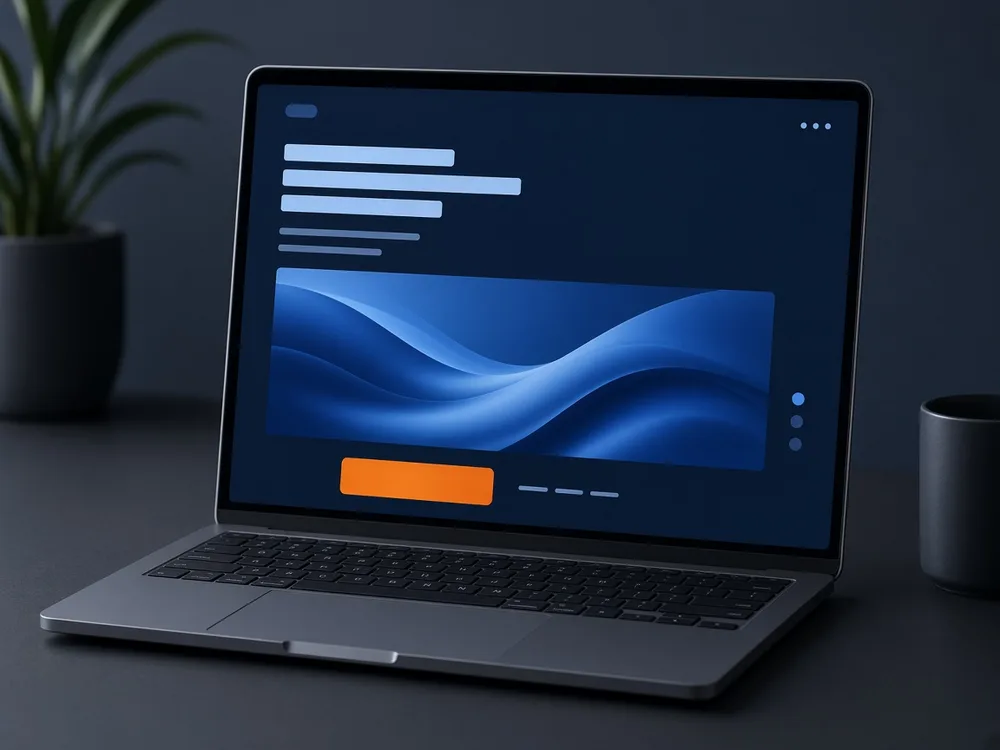 Landing page design for campaigns project preview placeholder