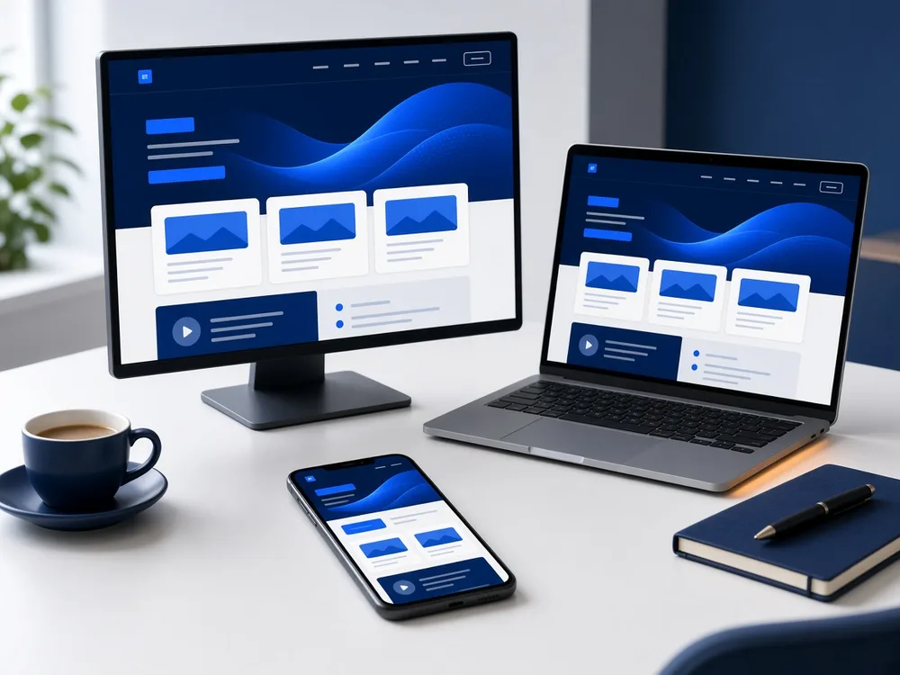 Website designing and development responsive UI Delhi Gnext Technologies