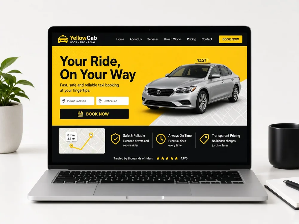 Vinay Cab Services local SEO and lead generation website case study Delhi NCR